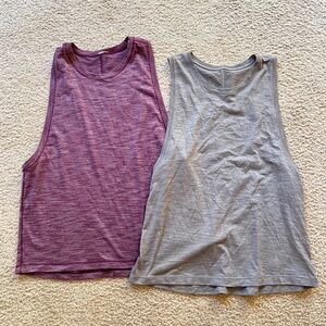 (2) Lululemon Cardio Sqaud Tank II